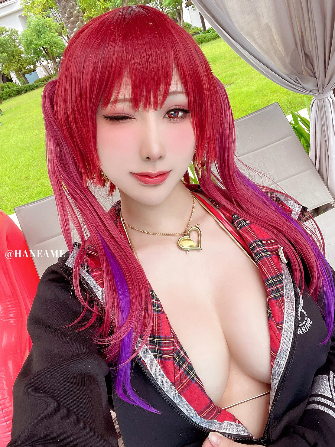 雨波_HaneAme - NO.131 Hololive_Marine_船長泳裝 3