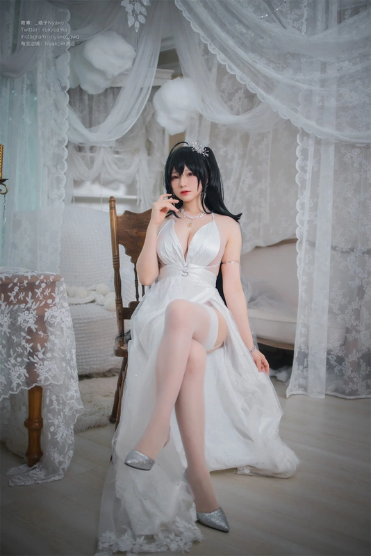 大凤纯白婚纱 - Nyako喵子